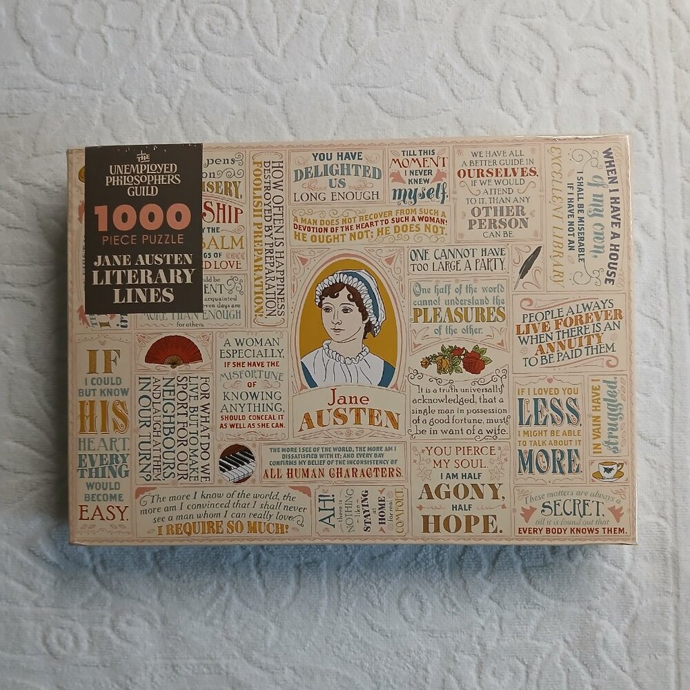 NIB Jane Austen Literary Lines Puzzle (1000 pieces)